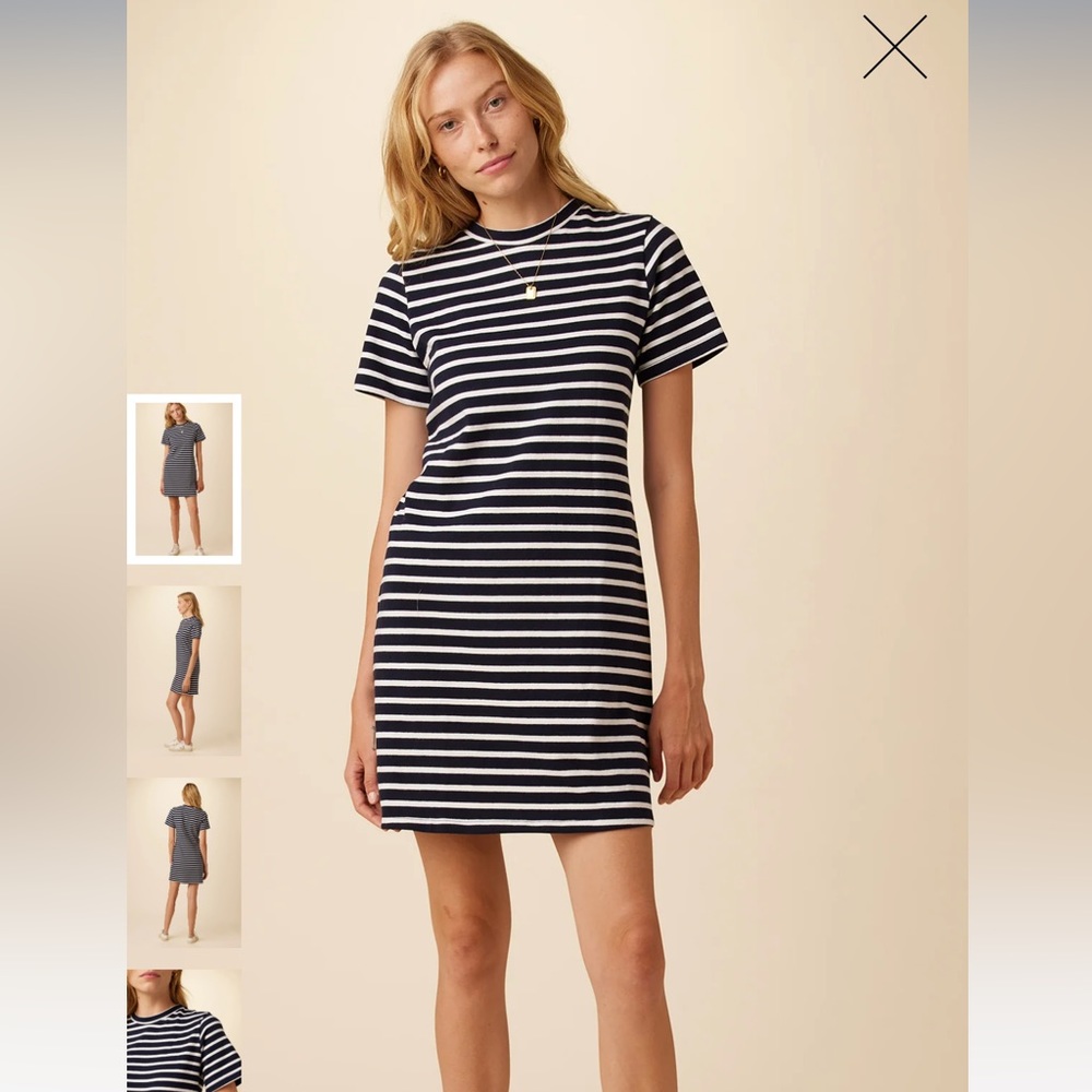 Amour Vert Rita Organic Cotton Dress, Size L
